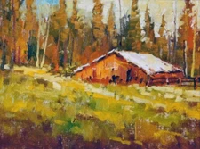 Art – Neil Patterson Original Oil Painting – Last Light