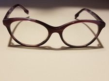 John Jacobs JJ E10543 51-17-140 Purple tortoise used cat style eyeglasses RX
