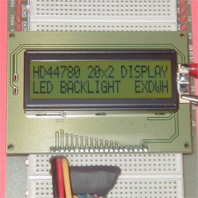 20x2 character LCD display with LED backlight, Data Vision NEW, Fast US Shipping