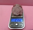 WHITNEY KELLY WK  925 Sterling Silver Carved Rose Quartz Flower Ring SZ 8- 21 G