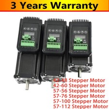 Back Head Closed-loop All in One Stepper Motor Fit Simple PLC  JOG InchingMode