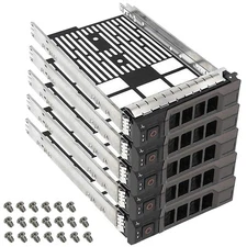 3.5" SAS SATA Hard Drive Tray Caddy Dell PowerEdge T330 T430 T630 R230 R330 5PCS