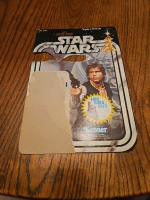 1978 ORIGINAL Star Wars CARDBACK HAN SOLO 17 Back