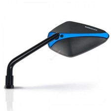 BARRACUDA MOTO COPPIA SPECCHI RETROVISORI A-VERSION NAKED INSERTO BLU
