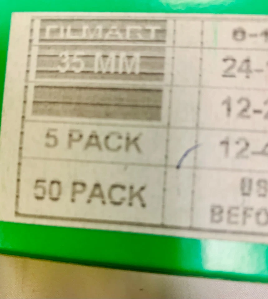 FILM-ART 35mm Print Film - Pro Pack of 5 rolls - 100 ISO- 12 Exp.- Expired 1995 - Image 3 of 4