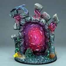 Paint  Portal to hell DnD Miniature abyss magic world teleport Terrain Scenery