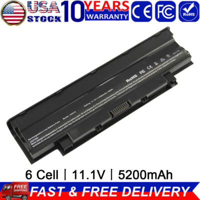 J1KND Battery For Dell Inspiron N4010 M4040 M4110 N5010 N7010 N5030 / Charger