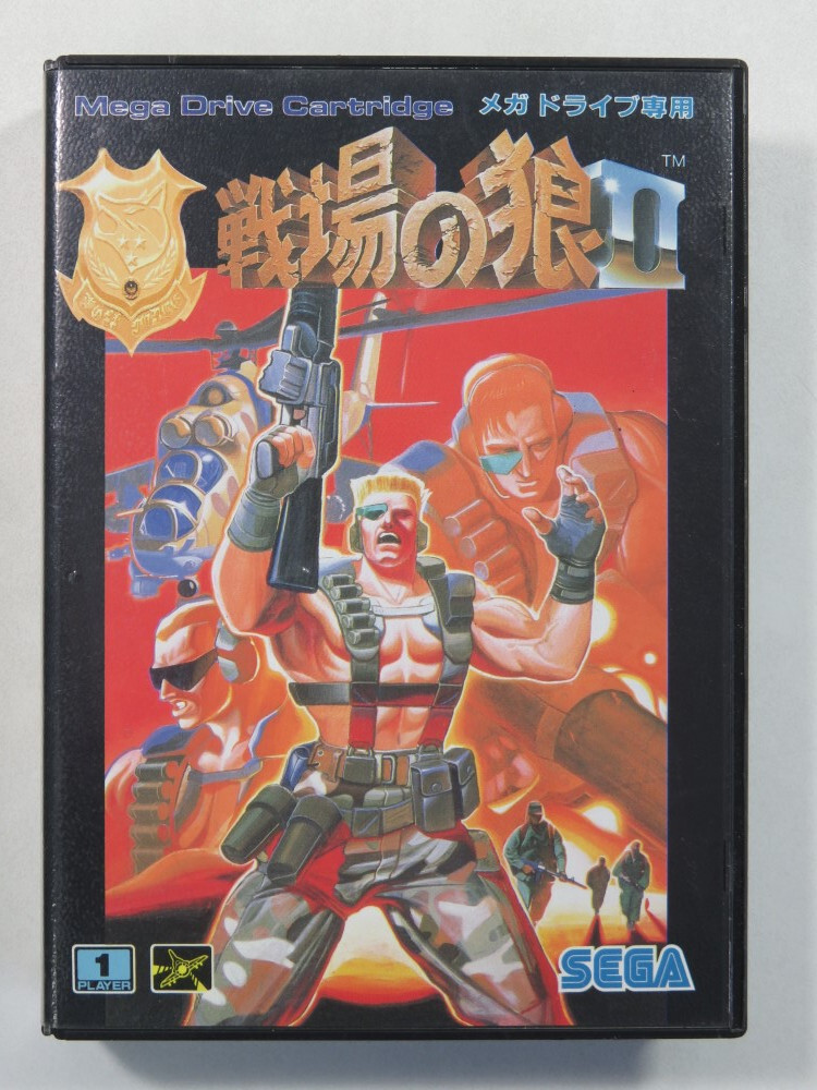 SENJOU NO OOKAMI II (MERCS) SEGA MEGADRIVE (MD) NTSC-JAPAN (COMPLETE - GOOD CONDITION