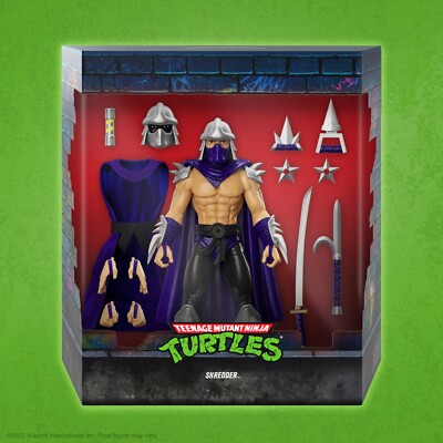 Super7 TMNT Wave 8 Ultimate Shredder Silver Armor Teenage Mutant Ninja Turtles