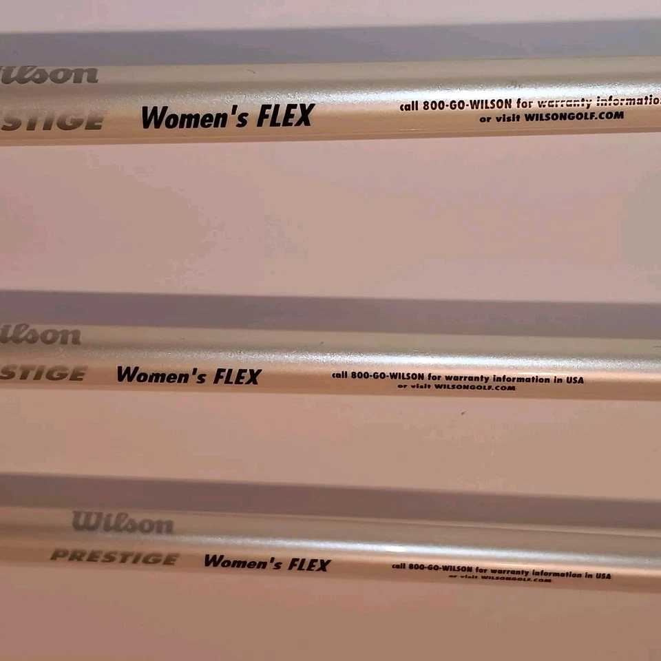 Juego de palos/madera Wilson Prestige (1,3 y 5) - varilla de grafito flexible para damas Foto 2 de 4