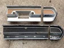 1965 Mercury Comet Cyclone Caliente Radio Bezel Dash Trim Plate Mouldings 1965 Mercury Comet Cyclone Caliente Radio Bezel Dash Trim Plate Mouldings