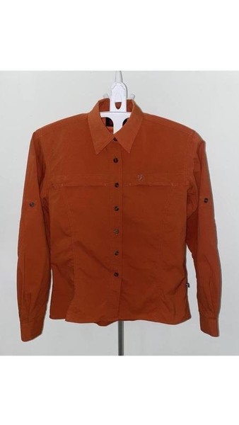 Men Fjällräven Shirt Orange M