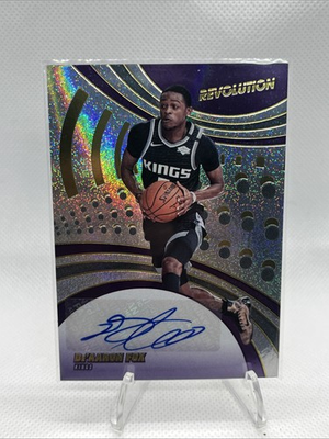 #ad 2020 21 Panini Revolution De Aaron Fox Auto #AG DAF Kings $9.99