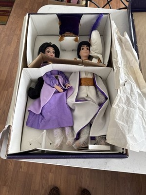 Vintage Disney Aladdin Princess Jasmine Limited Edition 19'' Porcelain Dolls