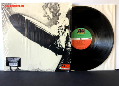 LED ZEPPELIN Self-Titled Debut 2014 Atlantic Shrink hype Sticker NM/NM 180 Gram