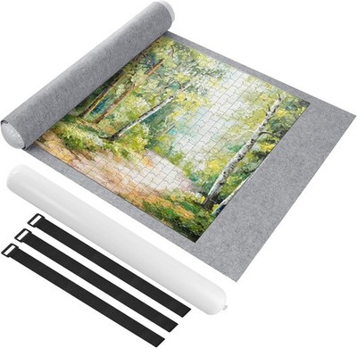 Tragbare Filz Puzzle Roll Matte für bis zu 1500 Teile - Perfektes Geschenk für alle Altersgruppen
