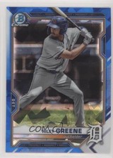 2021 Bowman Chrome Draft Sapphire Edition Riley Greene #BDC-107 0o6v
