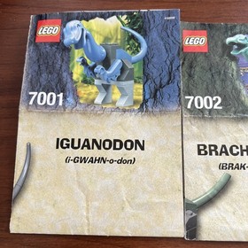 LEGO Baby Dinosaur INSTRUCTIONS ONLY Sets 7001 7002 7003 Instructions
