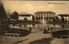 Palazzo delle Cascine Florence Tuscany Italy vintage postcard y578