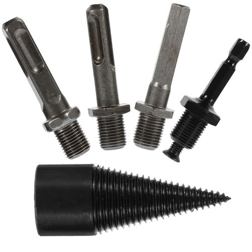 5 Pcs Wood Splitting Drill Bit Set Firewood Log Splitter Machine Bits ...