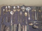 Nice Lot of 22 LBS Scrap Silver Plated Flatware Silverware Mixed lot 210 pieces — photo 3