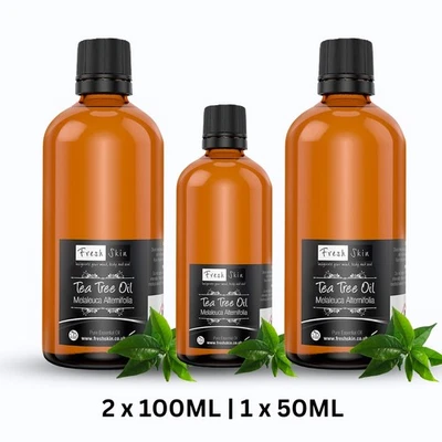 FRESHSKIN 250ml Tea Tree Pure Essential Oil - 100% Pure, Certified & Natural