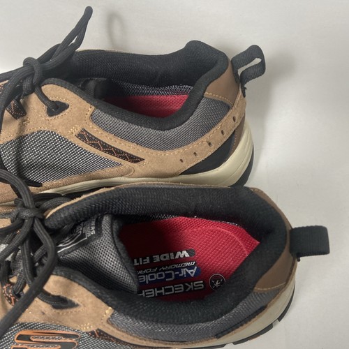 Scarpa slip-on Skechers uomo 10,5 Greetah costruzione punta composita 77183 BRBK - Foto 2 di 8