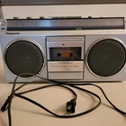 Vintage PANASONIC Boombox RX-4940 Portable Stereo FM/AM Works, Cassette Doesn't