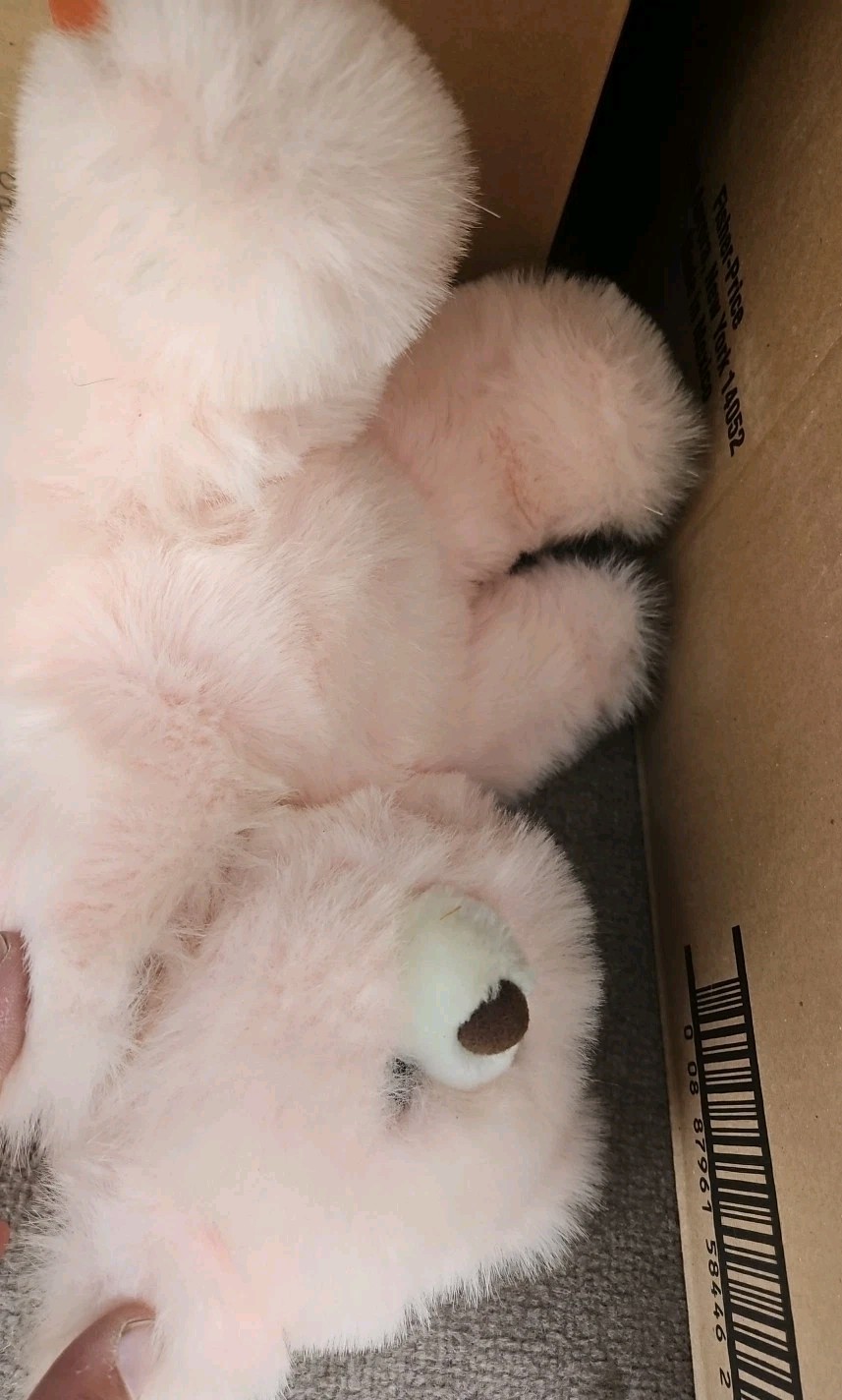 Vintage 1985 Prestige Toy Corp Plush Powder Pink Stuffed Teddy Bear 7 inch