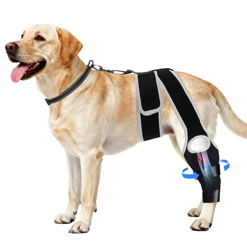AIERSA Dog Leg Sleeve to Stop Licking for Dogs Rear Leg MEDIUM NEW C0286