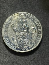 2016 Great Britain 2 oz 9999 Silver Coin Queen s Beasts The Lion of England £5