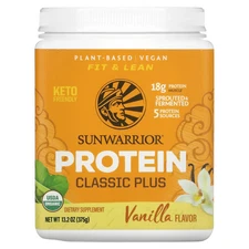 2 X Sunwarrior, Protein Classic Plus, Plant Based, Vanilla, 13.2 oz (375 g)