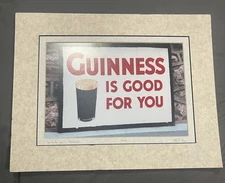 Guinness Is Good For You Ireland Draft Beer Wall Art Picture Sign 14” X 11”