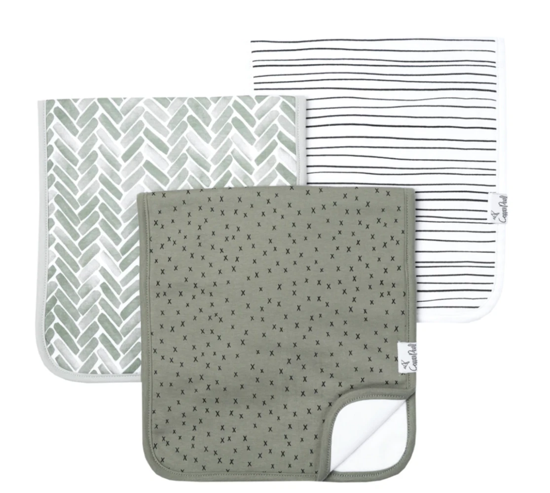 Copper Pearl Premium Burp Cloths Alta
