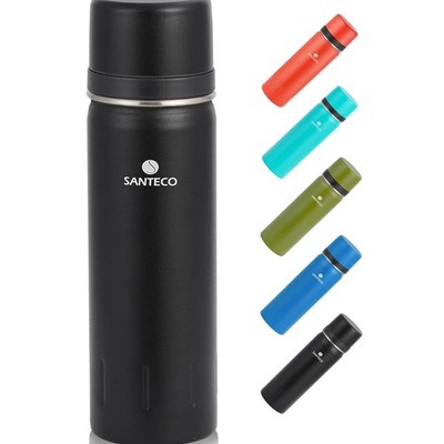 Thermoskanne Thermosflasche Edelstahl 1l, 500ml, Auslaufsicher Isolierflasche...