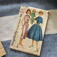 Dress Simplicity #1946 Size 16 1960's Vintage Sewing Pattern
