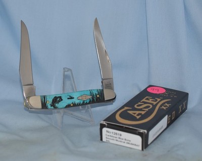 CASE XX CARIBBEAN BLUE BONE MUSKRAT KNIFE ''MINT IN ORIGINAL BOX'' 2025 5 DOT