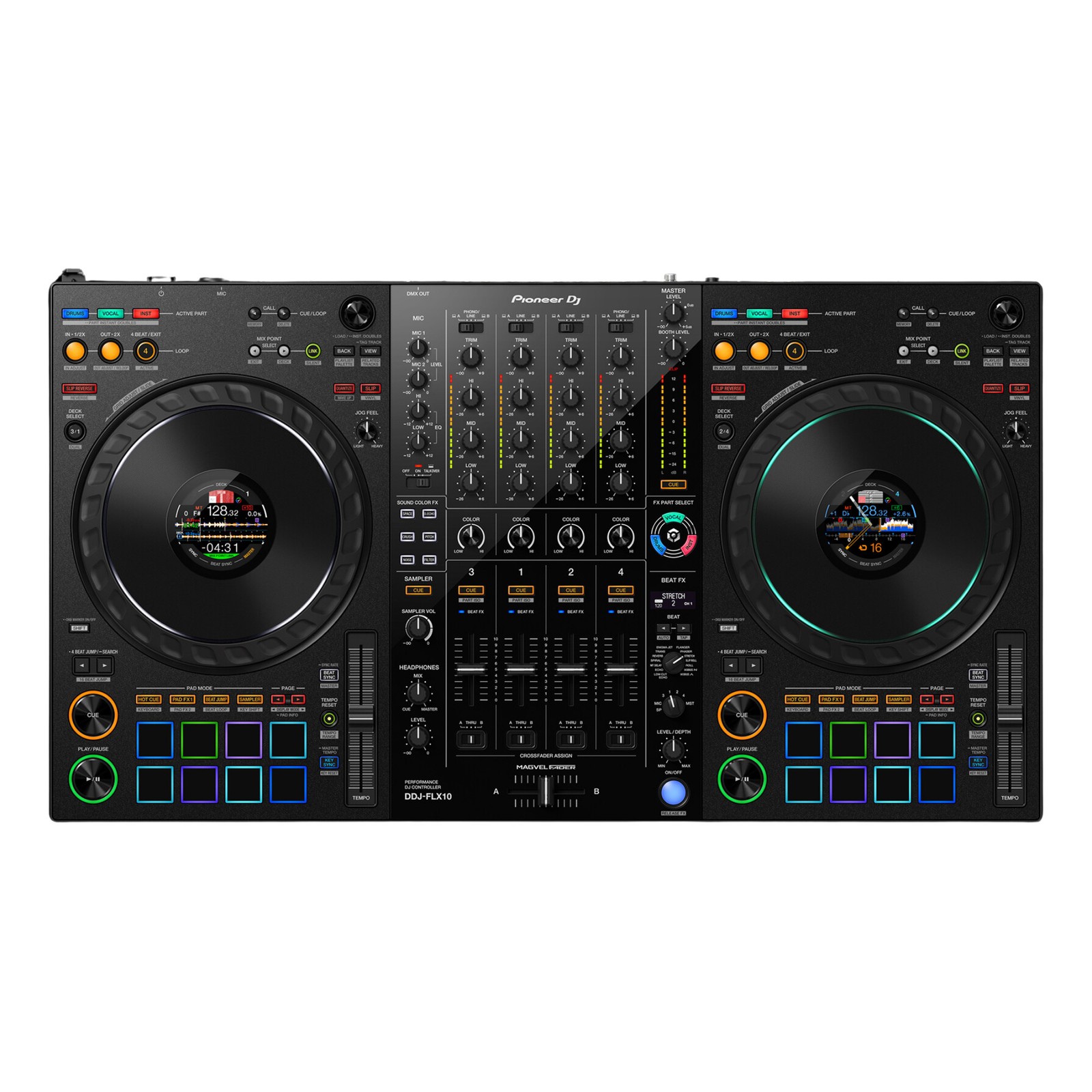 Pioneer DJ DDJ-FLX10 4-канальный DJ-контроллер