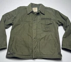 True Vintage Navy A2 Deck Jacket Large Vietnam 60s Stencil Seabees Military