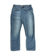 DENIZEN FROM LEVI'S Jeans Girls Size 14 Blue Regular Elastic Waist Straight Leg