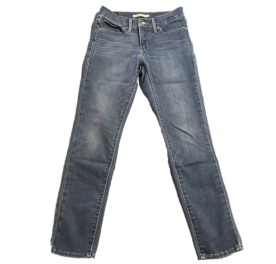 Levi's 311 Shaping Skinny Jeans Women’s Blue 5-Pocket Zip Fly Vintage W27 L27 - Image 3 of 4