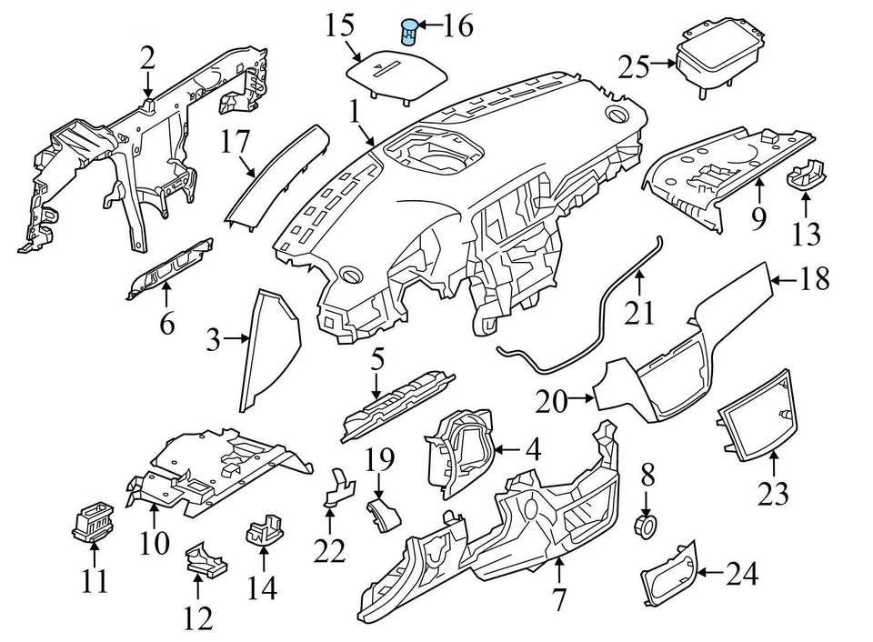 Mercedes-Benz CLS63 AMG S 2014-2018 - Luz solar ambiental/sensor de luz solar Foto 4 de 4