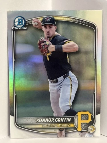 2025 Bowman Konnor Griffin Lot: Refractor & Prized Prospects RC, + bonus cards