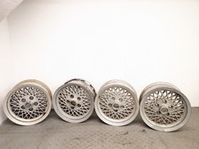 SET OF 4 JAGUAR XJS LATTICE ALLOY WHEEL RIMS CBC2469 FOR REFURB