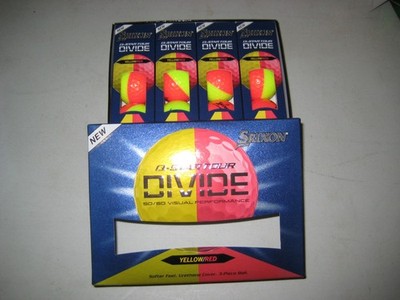 1 dozen BRAND NEW 2026 Srixon Q Star Tour Divide mens Yellow / Red