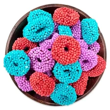 Cosmic Rings Candy | Sweet Fruity Gummy Rings Coated in Candy Shell