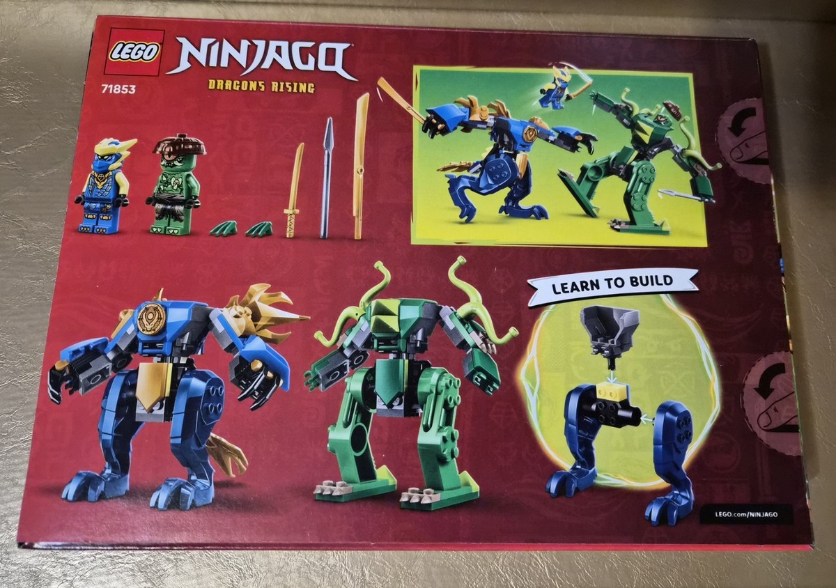 LEGO NINJAGO DRAGONS RISING JAY'S DRAGON MECH FIGHT #71853 AGES 4
