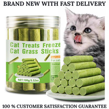 Cat Grass Teething Sticks 100g Catnip Chew Treats Hairball Dental Care Toy