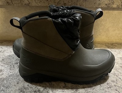 LIKNU The North Face Womens Yukiona Green Pull On Ankle Winter Snow Boots Sz 7