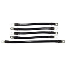 Upgrade Your EZGO Golf Cart with 4 Gauge Battery Cable Set - 9"  12" Included